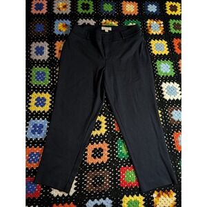 Michael Kors Navy Blue Stretch Pants Size 16W 36x26 Business Career Casual